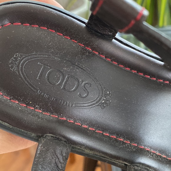 Tods brown 36 platform wedge - Picture 3 of 6